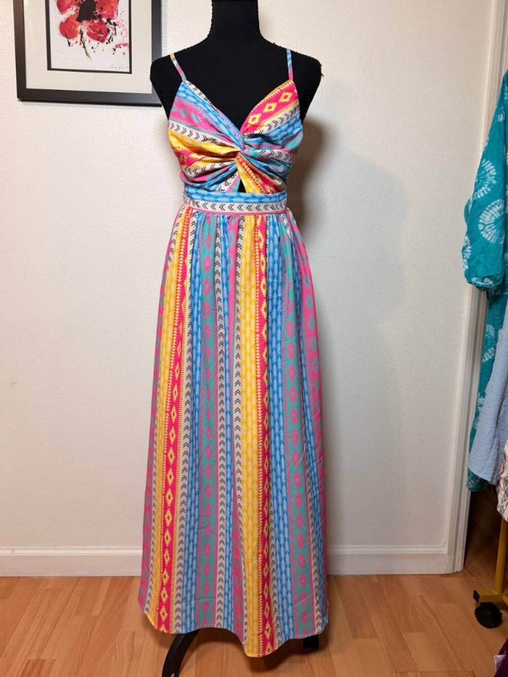 Boho Maxi Dress Beach Summer Festival Resort Wear